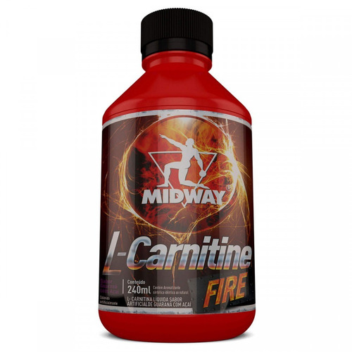 10 Unidades L-carnitina Fire 240 Ml - Midway Val 12\2018