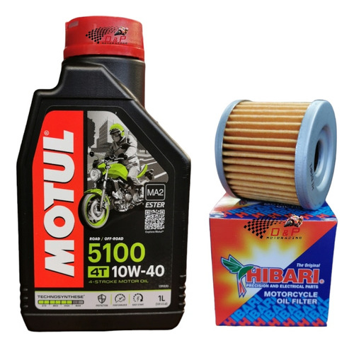 Kit Mantencion Suzuki Gixxer 150 10w40 Motul Semi Sintético