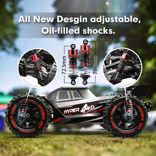 Hyper Go 14210 H14bm V3 Rc Coche Sin Escobillas 50 Mph 4x4