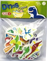 Comprar Figuras De Goma Eva Para Jugar En El Agua Baño Bañera Plan Z Dinos 20pcs (verde)
