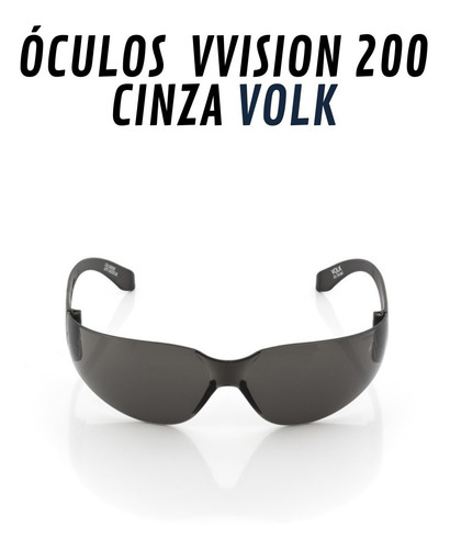 Kit 6 Óculos Vision200 Segurança Epi - Ca 42717 Antirisco