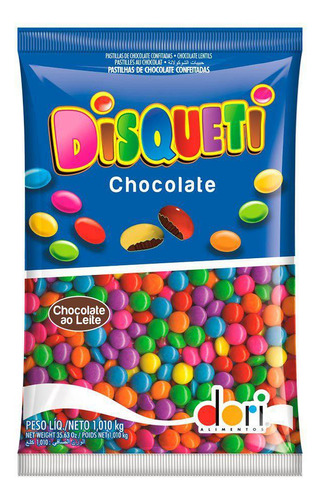 Chocolate Disqueti (1,010kg) - Dori