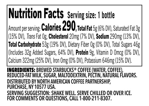 Starbucks Frappuccino - Bebida A Base De Café Con Sabor A Va