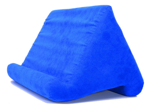 Almohada Con Soporte Para Teléfono Móvil, Color Azul, 27 X 2