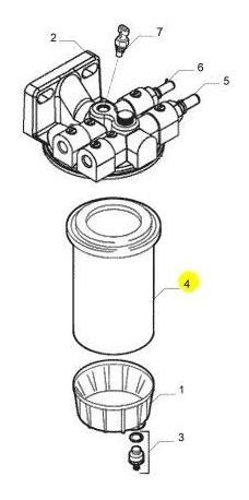 Filtro De Combustible Iveco 5802311095