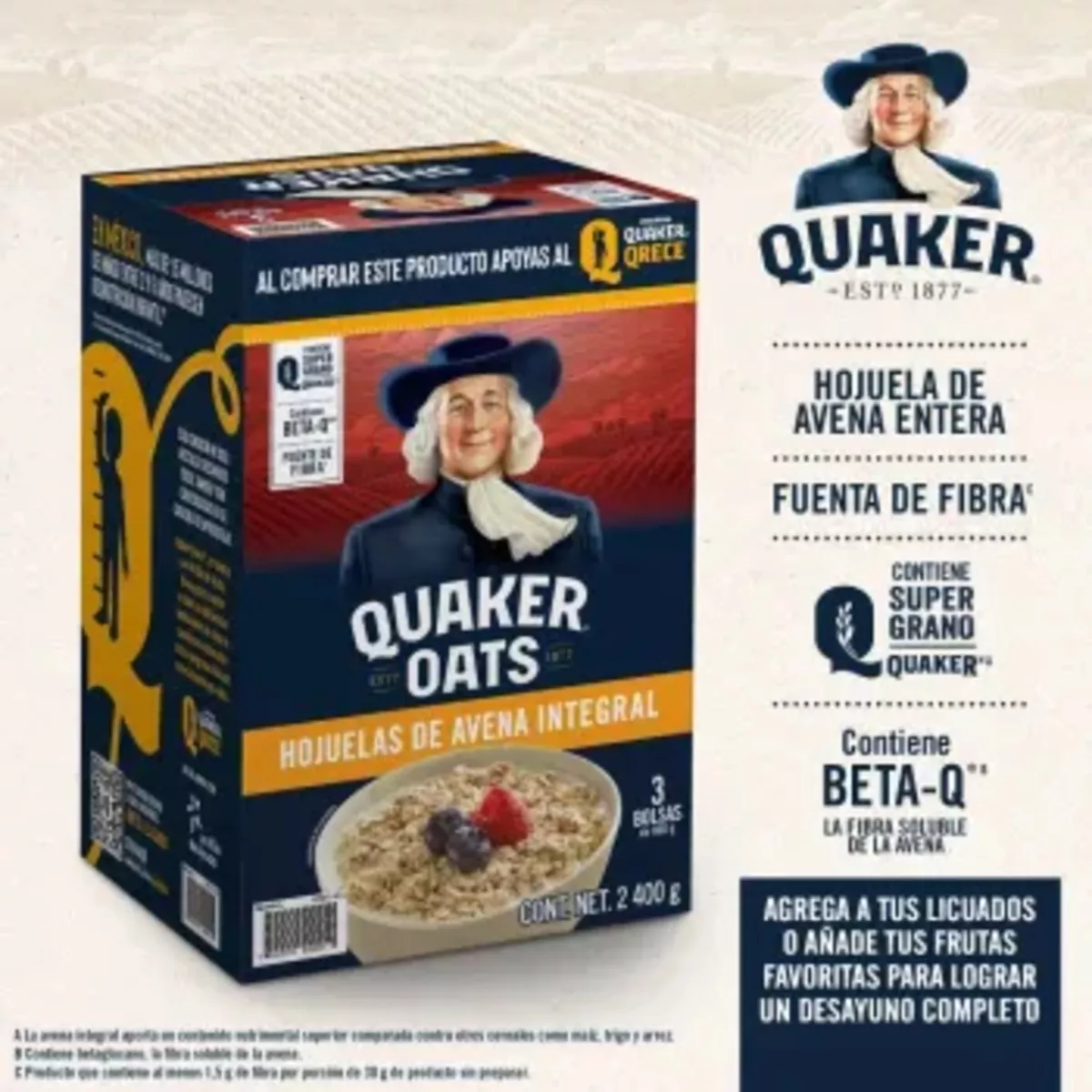 Segunda imagen para búsqueda de avena quaker