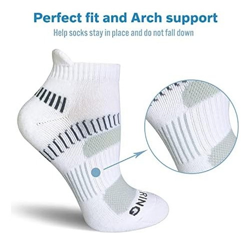 Bering Calcetines Atléticos Para Correr Con Tobillo Acolchad