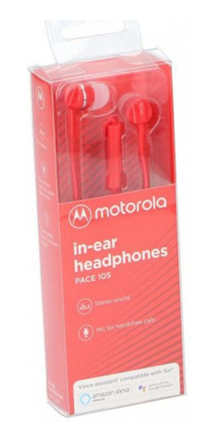 Audifonos Micrófono Sonido Estéreo Pace 105 Motorola