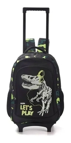 Mochila Escolar Carro Lets Play Adventure Niños Maple Envio