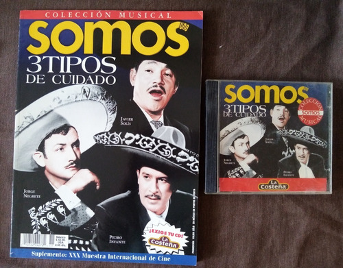 Cd Y Revista Somos Los Tres Gallos Javier, Jorge Y Pedro (Usado)