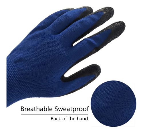 Par De Guantes De Seguridad Anti Corte Resistente Elasticado