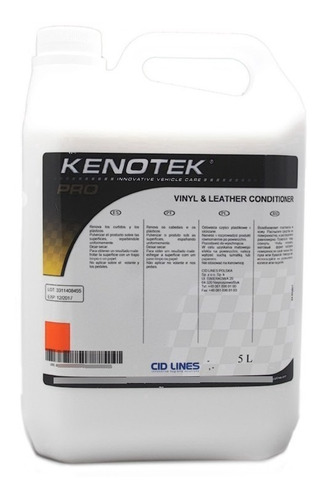 Kenotek Renovador De Vinilo Y Plástico 5 L Origen Europeo