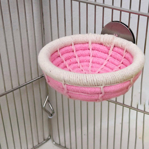 2 Uds Mascota Pájaro Nido Hamaca Cabaña Cama Colgante Para
