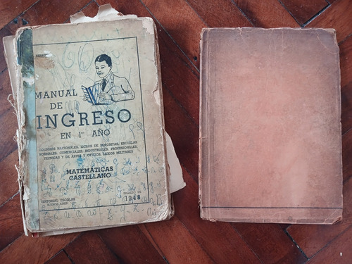 Manuales De Ingreso Escuelas Bsas Nacionales 1948 Reliquia 
