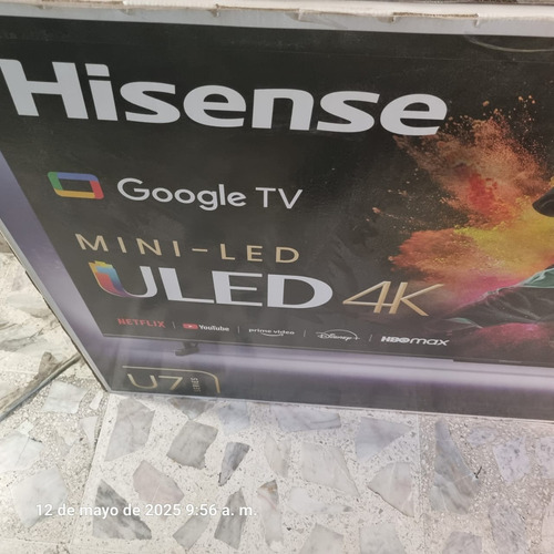 Pantalla 55 , Android, Hisense, 55u7k, Smart Tv, Mini Led (Usado)