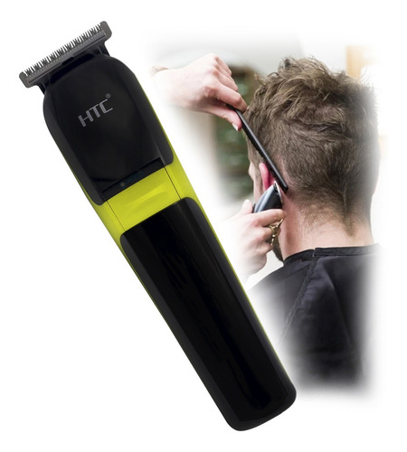 Máquina Cortapelo Htc 5 En 1 Afeitadora Nariz Cuerpo Inalambrica