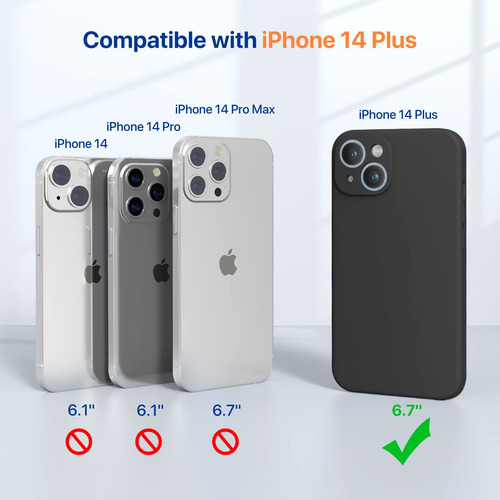 Capa De Telefone Miracase Projetada Para iPhone 14 Plus Pret