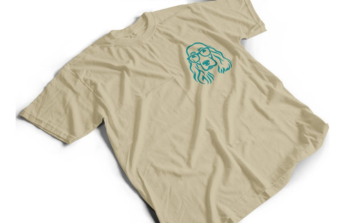 Camiseta Algodón Adulto Logo Escudo De Perro Cocker Spaniel