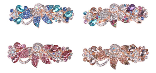 Pajaritas French Hair Barrettes, 4 Unidades