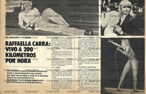 Clipping_raffaella Carra_nota Año 1979 Y Publicidad Película