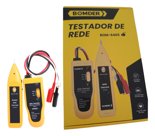 Kit Localizador E Testador De Cabo Bomder Rj45 Rj11