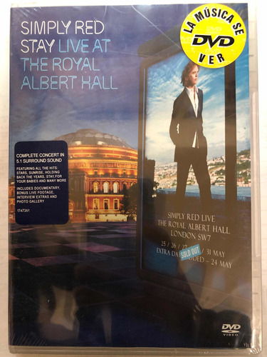 Dvd Pop Simply Red Live At The Royal Albert House