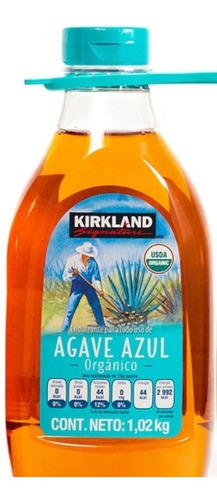 1 Kg Jarabe /miel De Agave Azul Bajo En Calorias Oganico