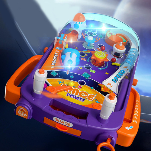 Mesa De Pinball Electrónica Para Niños, Con 52 Bolas