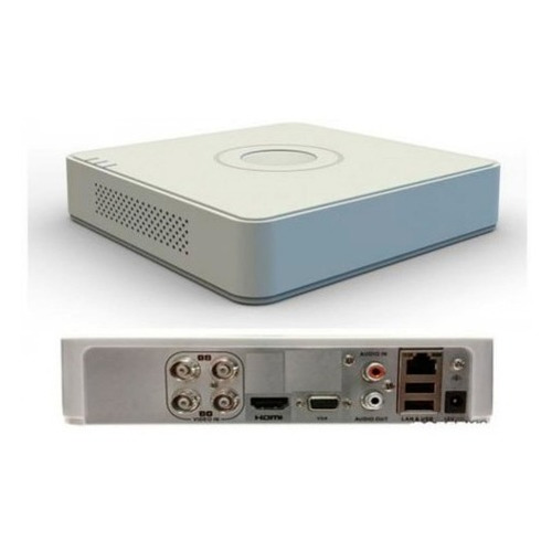 Dvr 4 Cam 1080p +1ip Hikvision Blanco, 2usb Vga Hdmi