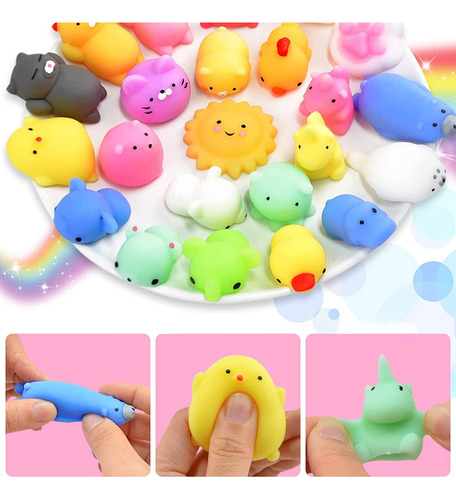 64 Piezas De Juguetes Squishy Para Niños, Fidget Toys Con