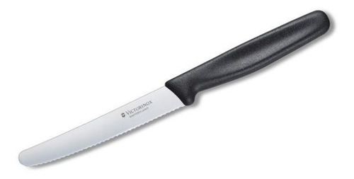 Cuchillo Victorinox Para Tomates Dentado 11cm Nylon Negro