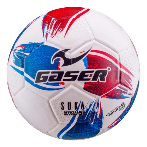 Balón Fútbol Gaser Suka Laminado Color Azul/rojo