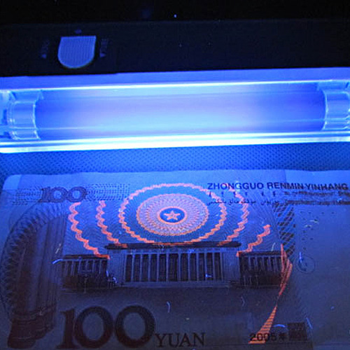 Lámpara Portátil 2 En 1 Con Forma De Antorcha Para Billetes