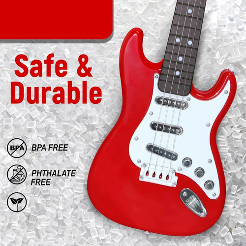 Brinquedo De Guitarra De 17 Polegadas Para Crianças, Guitarr