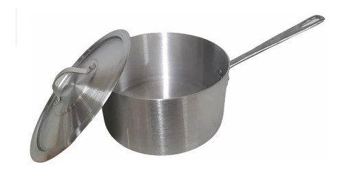 Cacerola Olla De Aluminio Mango Con Tapa Cocina Enesa 30cm