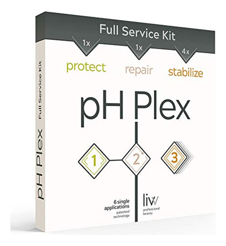 Aclarador Para El Cabello Kit De Servicio Completo Ph Plex: