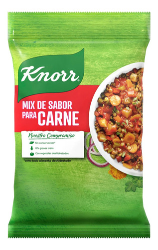 Sobre De Saborizadores Mix De Sabor Para Carnes Knorr 4u