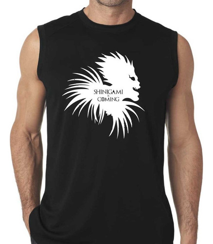 Remera Death Note Musculosa 100% Algodón Calidad Premium