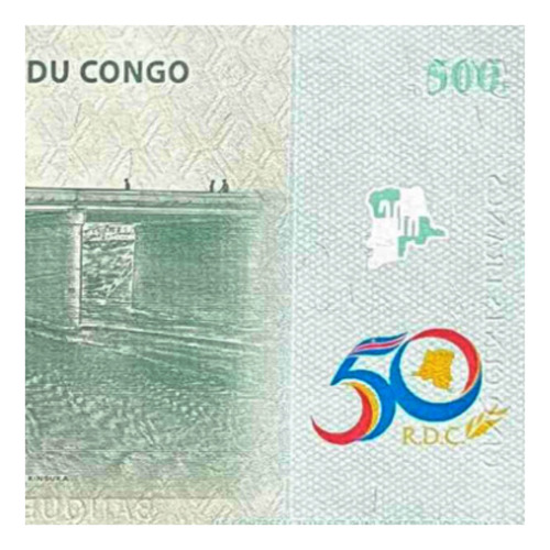 Congo - 500 Francos - Año 2010 - P #100 - Independencia