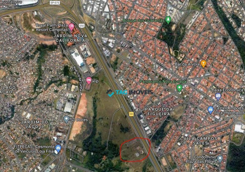 Terreno À Venda, 10000 M² Por R$ 8.000.000 - Jardim São João - Campinas/sp - Te0308