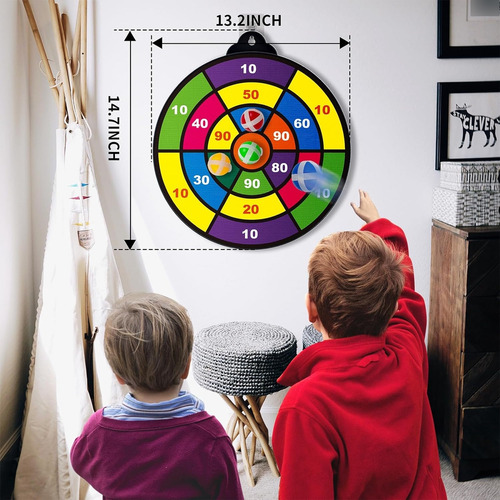 2 En 1 Tablero De Dardos Magnéticos - 12 Pcs Dardos Magnétic