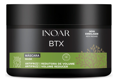 Inoar Btx Máscara Redutora De Volume 200g