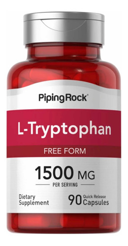L-tryptophan 1500 Mg. X 90 Capsulas - Piping Rock