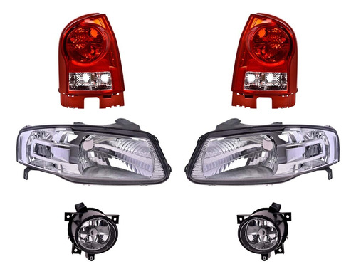 Faros Niebla + Ppales Y Calaveras Depo Pointer 2006 - 2009