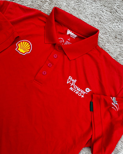 Playera De Fórmula 1 Shell Talla L De Hombre Manga Corta (Usado)