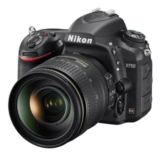 Nikon Kit D750 + Lente 24-120mm Vr Dslr Color Negro