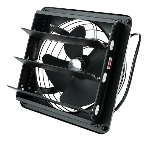 Masterfan Tritón 14  Extractor De Aire Industrial Negro Mate