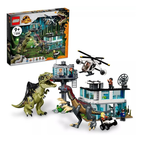 Kit Lego Jurassic World Ataque De Giganotosaurio 76949 Cantidad de piezas 810