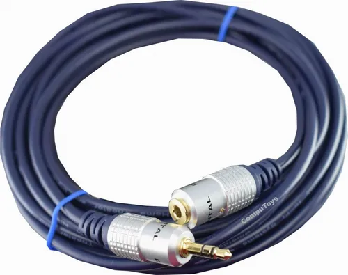 Cable Extensor Stereo Plug Jack 5.5 M Alta Calidad Computoys