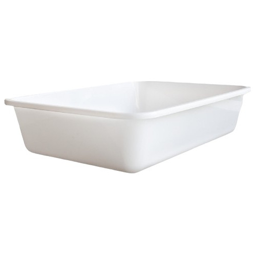 Batea Rectangular Mediana 41x30x9cm Blanca